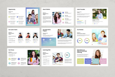 Educate Presentation Template, Diapositive 6, 11799, Business — PoweredTemplate.com