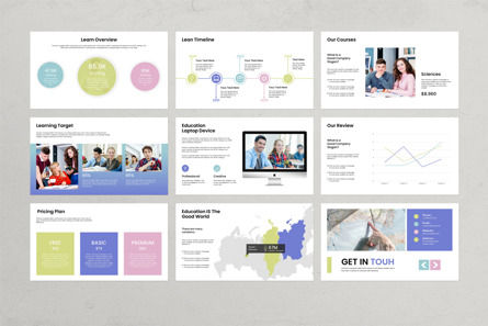 Educate Presentation Template, Diapositive 7, 11799, Business — PoweredTemplate.com