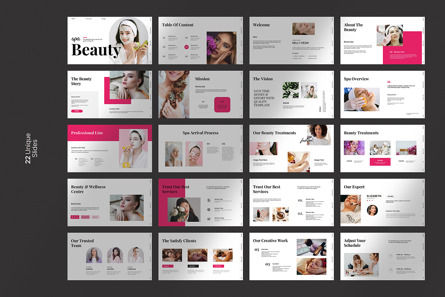 Beauty Spa Presentation Template, Folie 9, 11800, Business — PoweredTemplate.com
