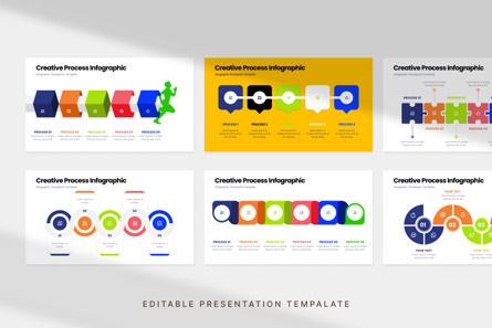 Creative Process - Infographic PowerPoint Template, Slide 2, 11802, Bisnis — PoweredTemplate.com