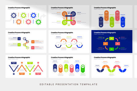 Creative Process - Infographic PowerPoint Template, スライド 3, 11802, ビジネス — PoweredTemplate.com