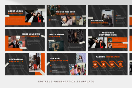 Urban Fashion - PowerPoint Template, Diapositiva 3, 11807, Negocios — PoweredTemplate.com