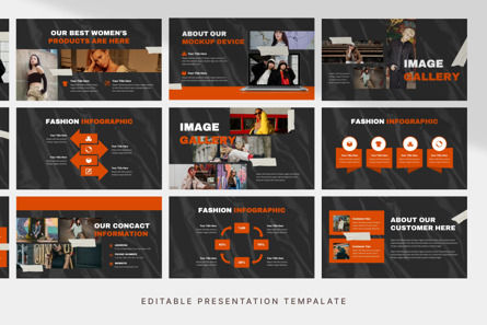Urban Fashion - PowerPoint Template, 슬라이드 4, 11807, 비즈니스 — PoweredTemplate.com