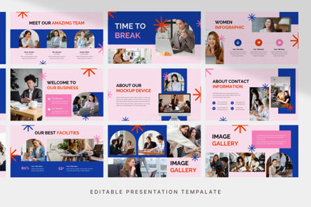 Women In Tech - PowerPoint Template, Diapositiva 4, 11809, Negocios — PoweredTemplate.com
