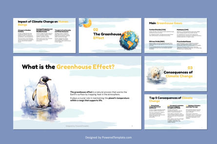 Climate Change Lesson - Free Presentation Template, 幻灯片 3, 11811, Education & Training — PoweredTemplate.com