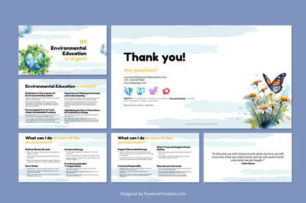 Climate Change Lesson - Free Presentation Template, Diapositiva 4, 11811, Education & Training — PoweredTemplate.com