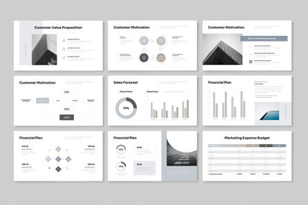 Marketing Plan Presentation PowerPoint Template, Slide 12, 11823, Business — PoweredTemplate.com