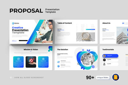 Proposal Google Slides Template, Googleスライドのテーマ, 11827, ビジネス — PoweredTemplate.com