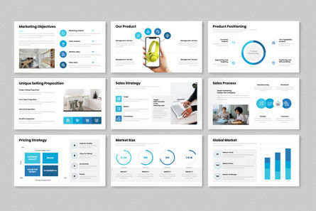 Marketing Plan Presentation Template, Diapositiva 4, 11833, Negocios — PoweredTemplate.com