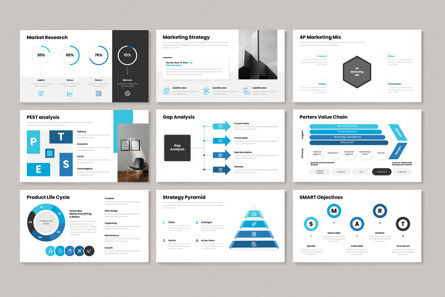 Marketing Plan Presentation Template, Diapositiva 6, 11833, Negocios — PoweredTemplate.com