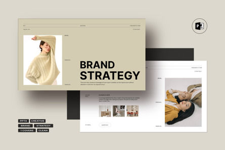 Brand Strategy Presentation, Plantilla de PowerPoint, 11836, Negocios — PoweredTemplate.com