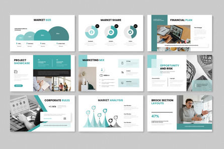 Business Plan Presentation PowerPoint Template, Slide 14, 11837, Bisnis — PoweredTemplate.com
