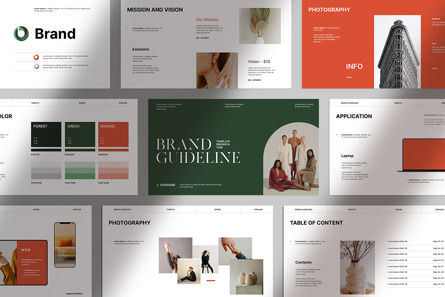 Brand Guideline Presentation, Diapositiva 6, 11841, Negocios — PoweredTemplate.com