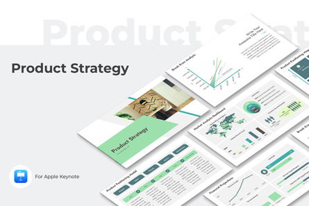 Product Strategy Keynote Presentation Template, Keynote-sjabloon, 11844, Bedrijf — PoweredTemplate.com