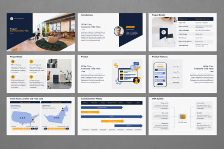 Project Communication Plan PowerPoint, Diapositive 2, 11845, Business — PoweredTemplate.com