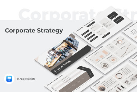 Corporate Strategy Keynote, Keynote-sjabloon, 11847, Bedrijf — PoweredTemplate.com