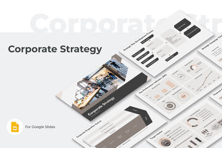 Corporate Strategy Google Slides Presentation Template, Tema do Google Slides, 11850, Negócios — PoweredTemplate.com