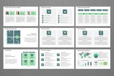 Product Strategy PowerPoint Presentation Template, Diapositive 3, 11852, Business — PoweredTemplate.com