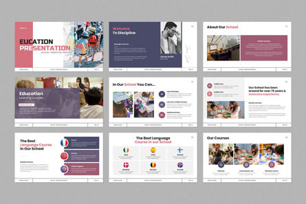 Education PowerPoint Template, Diapositiva 5, 11854, Negocios — PoweredTemplate.com