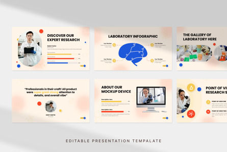 Laboratory Deck - PowerPoint Template, Slide 2, 11856, Lavoro — PoweredTemplate.com