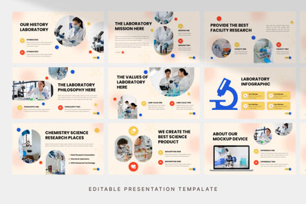 Laboratory Deck - PowerPoint Template, Diapositive 3, 11856, Business — PoweredTemplate.com