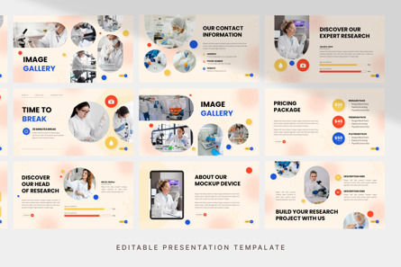 Laboratory Deck - PowerPoint Template, Diapositiva 4, 11856, Negocios — PoweredTemplate.com