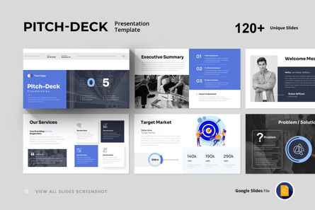 Pitch-Deck Google Slides Presentation Template, Tema do Google Slides, 11859, Negócios — PoweredTemplate.com