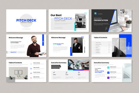 Pitch-deck Google Slides Presentation Template, Slide 3, 11860, Business — PoweredTemplate.com