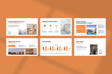 Real Estate Presentation Template, Diapositive 5, 11864, Immobilier — PoweredTemplate.com