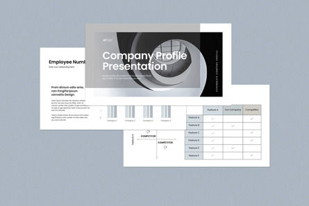 Company Profile Presentation Template, Deslizar 4, 11865, Negócios — PoweredTemplate.com