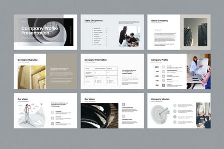 Company Profile Presentation Template, Slide 5, 11865, Business — PoweredTemplate.com