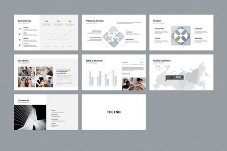 Company Profile Presentation Template, Folie 8, 11865, Business — PoweredTemplate.com