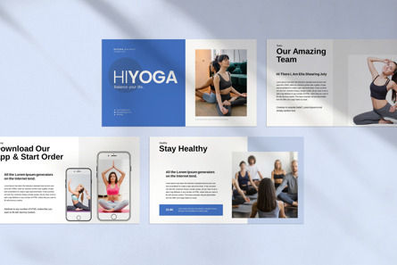 Hiyoga Presentation Template, Slide 3, 11866, Health and Recreation — PoweredTemplate.com