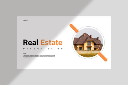 Real Estate Presentation Template, Dia 2, 11869, Vastgoed — PoweredTemplate.com