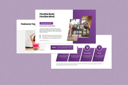 Studio Yoga Presentation Template, Slide 4, 11871, Health and Recreation — PoweredTemplate.com