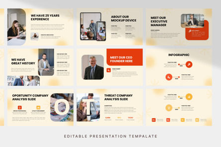 Business Consultant - PowerPoint Template, Diapositiva 4, 11876, Negocios — PoweredTemplate.com