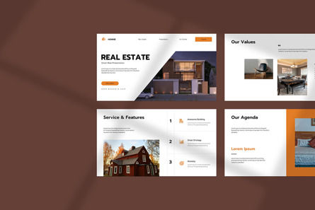 Real Estate Presentation Template, 슬라이드 2, 11877, 비즈니스 — PoweredTemplate.com