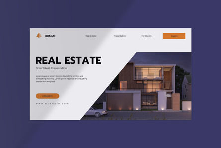 Real Estate Presentation Template, 幻灯片 3, 11877, 商业 — PoweredTemplate.com