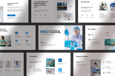 Medical Presentation Template, PowerPoint模板, 11879, 商业 — PoweredTemplate.com
