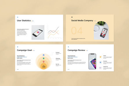 Social Media Presentation Template, Diapositive 7, 11881, Business — PoweredTemplate.com