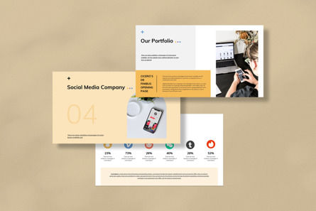 Social Media Presentation Template, Diapositive 5, 11882, Business — PoweredTemplate.com