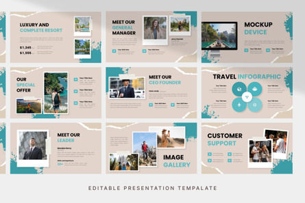 Travel Advisor - PowerPoint Template, Diapositiva 4, 11884, Negocios — PoweredTemplate.com