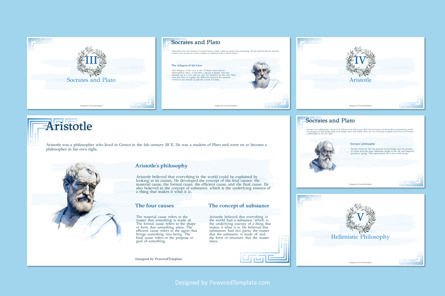 Greek Philosophy Free Presentation Template, Diapositive 3, 11885, Education & Training — PoweredTemplate.com