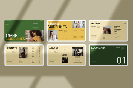 Brand Guidelines Presentation Template, Slide 2, 11895, Bisnis — PoweredTemplate.com