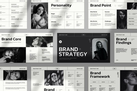 Brand Strategy Powerpoint Presentation Layout, PowerPoint-Vorlage, 11902, Business — PoweredTemplate.com