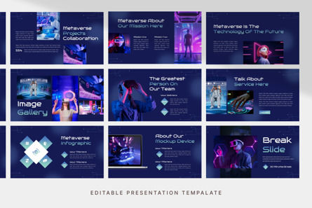 Metaverse - PowerPoint Template, Slide 4, 11905, Business — PoweredTemplate.com