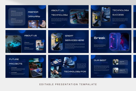 Future Technology - PowerPoint Template, Slide 3, 11908, Business — PoweredTemplate.com