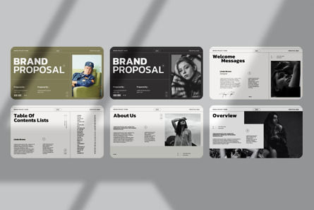 Brand Proposal Presentation Template, Dia 2, 11910, Business Concepten — PoweredTemplate.com
