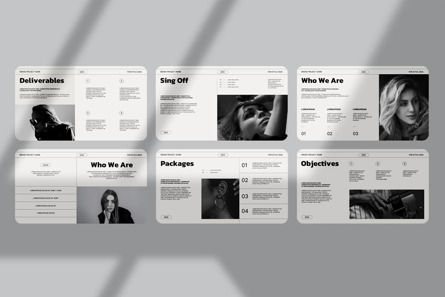 Brand Proposal Presentation Template, Slide 3, 11910, Concetti del Lavoro — PoweredTemplate.com