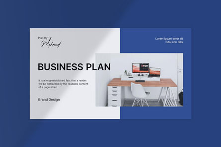 Business Plan Presentation, Deslizar 3, 11912, Negócios — PoweredTemplate.com